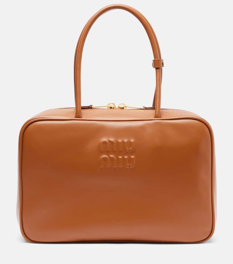 Beau leather tote bag