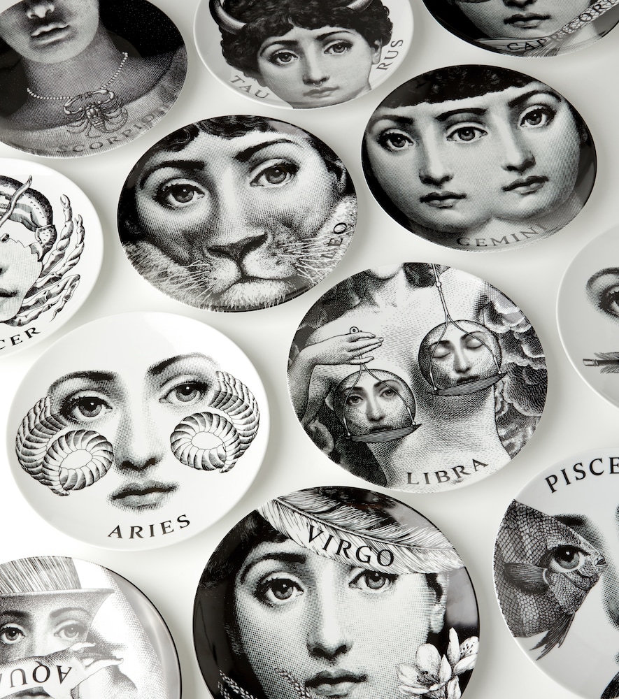  Fornasetti Fornasetti Wandteller Tema E Variazioni Gemini Nr. 350 