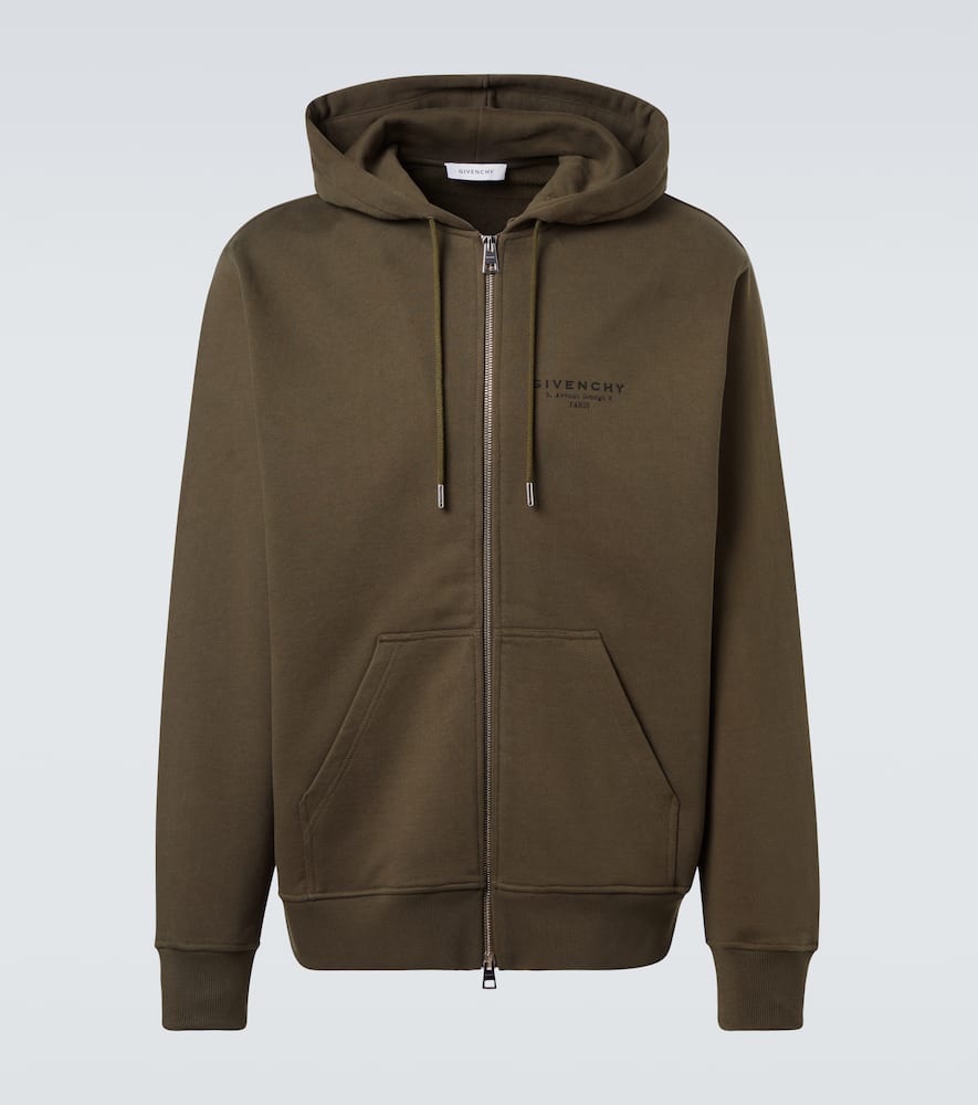 Givenchy Stamp cotton fleece hoodie