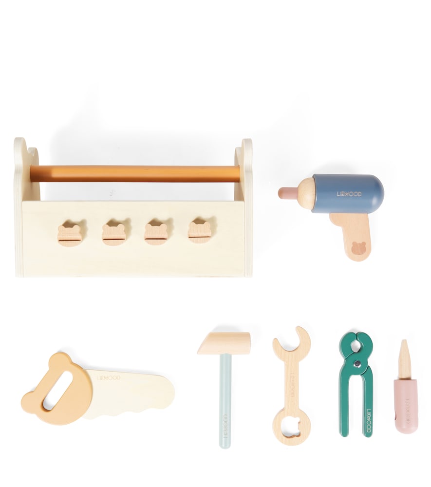 Liewood Multicoloured Luigi Wooden Toy Tool Set - Mytheresa