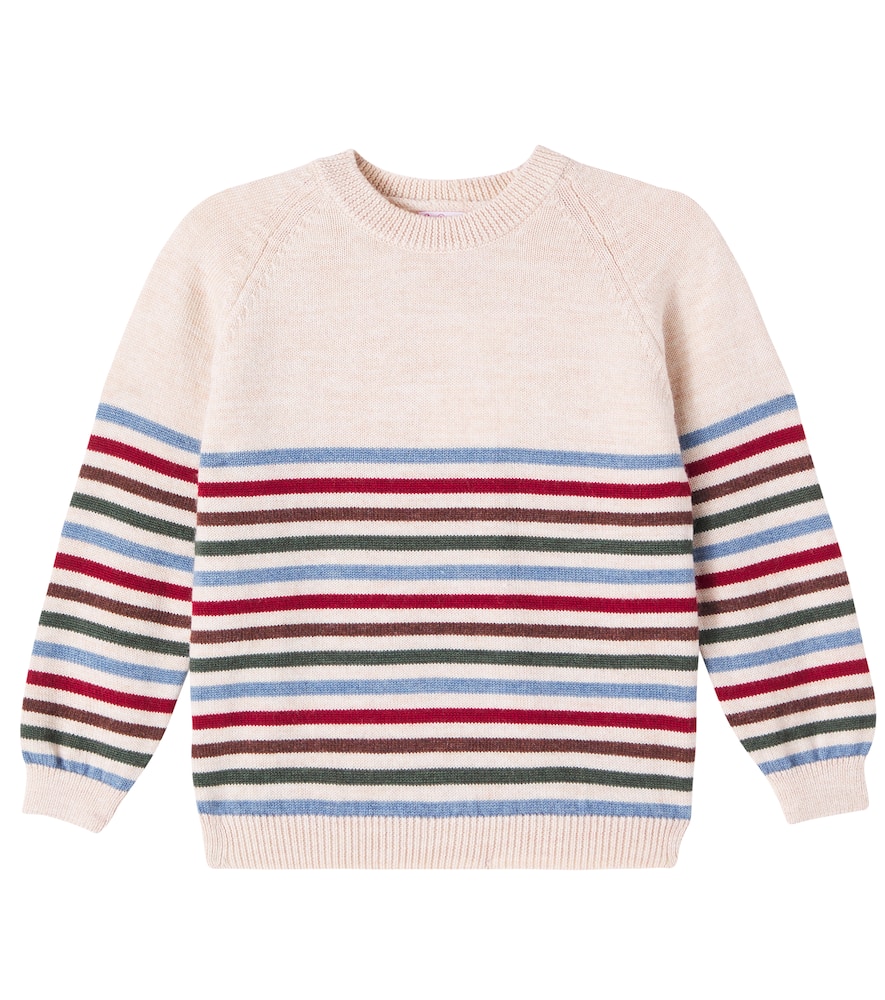 La Coqueta Curro Striped Wool Sweatshirt In Multi