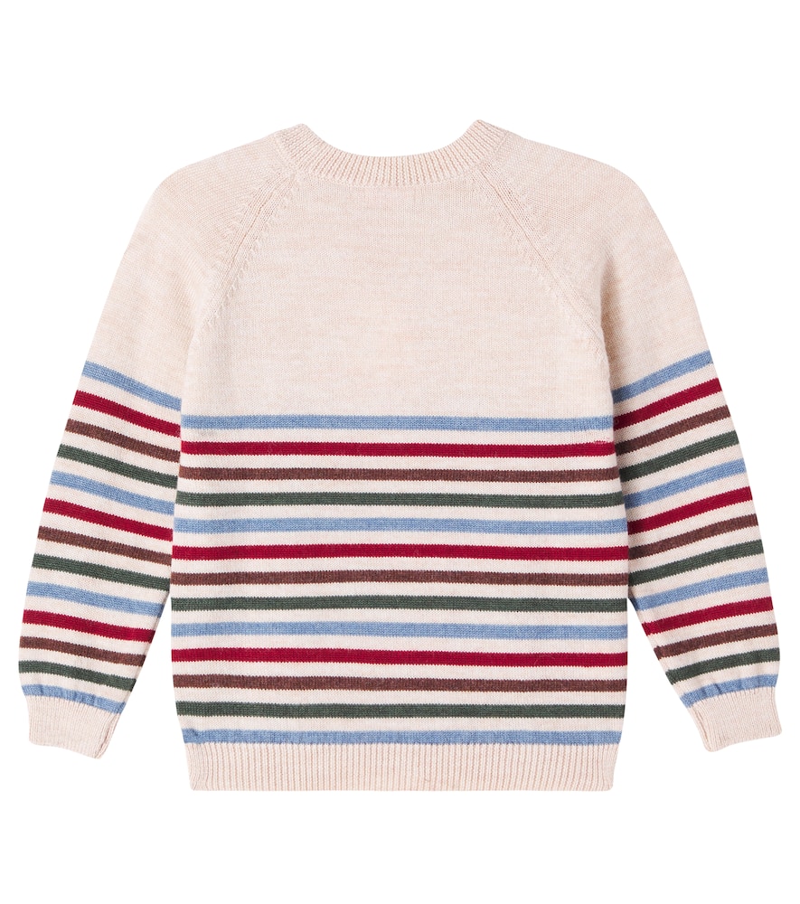 La Coqueta Curro Striped Wool Sweatshirt In Multi
