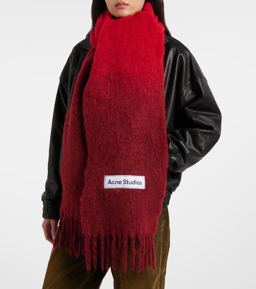 Acne Studios Vally fringed scarf