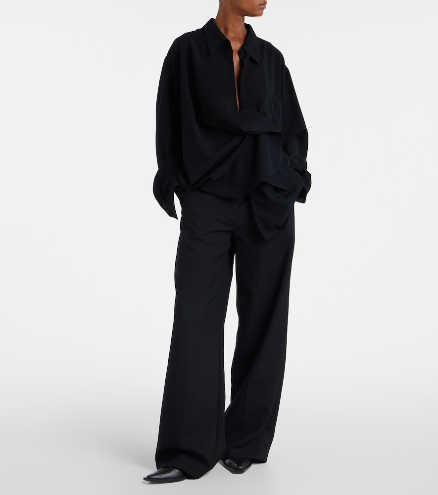 Calvin Klein Collection Simone wool wide-leg pants