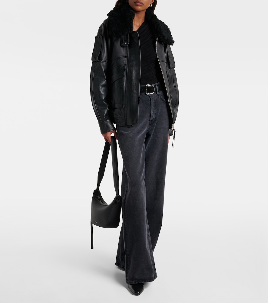  Agolde Agolde Annette Asymmetrical Ruched Top 
