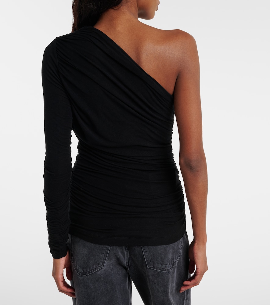  Agolde Agolde Annette Asymmetrical Ruched Top 