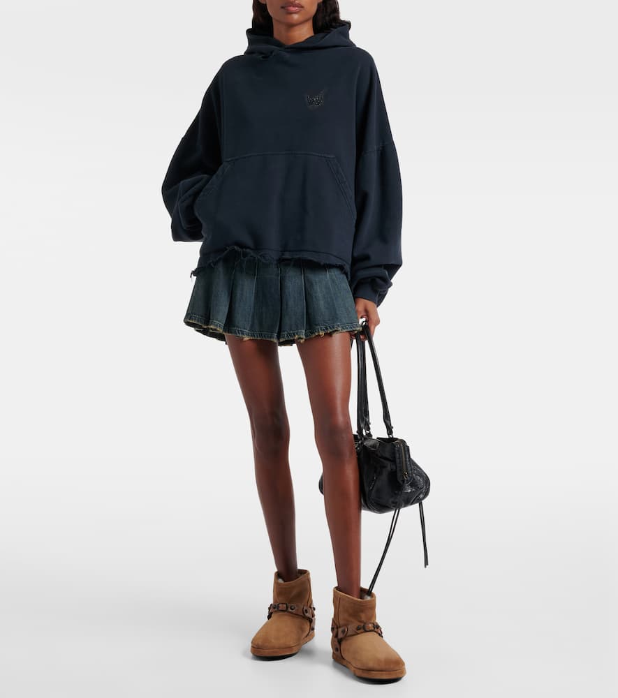 Balenciaga Alaska Suede Ankle Boots In Brown