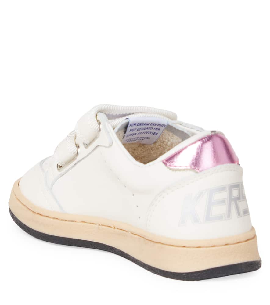 Golden Goose Ball Star Glitter Leather Sneakers In Multi