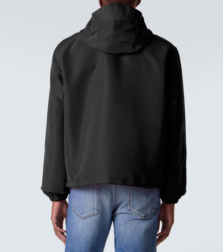Givenchy 4g Jacquard Windbreaker Jacket In Black