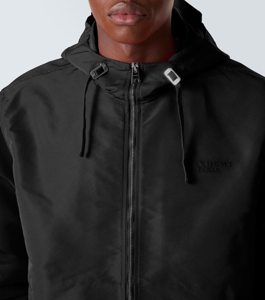 Givenchy 4g Jacquard Windbreaker Jacket In Black