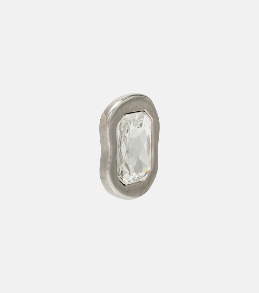  Givenchy Givenchy Pendientes Sculptural Crystal Adornados 