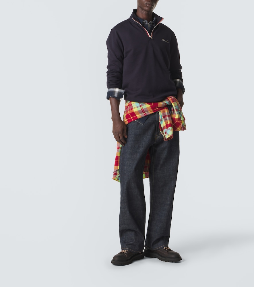  Moncler Moncler Sweatshirt Aus Baumwoll-jersey 
