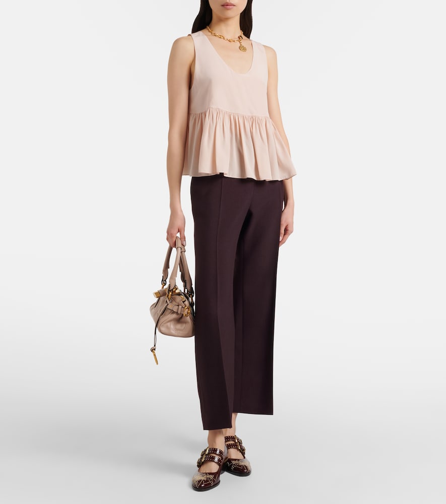Chloé Susanna 40 Studded Leather Mary Jane Pumps