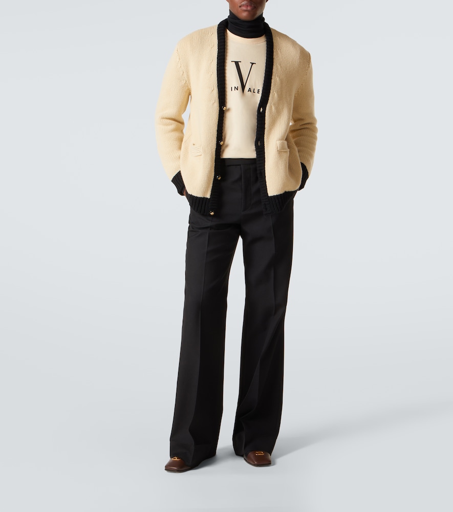  Valentino Valentino High-rise-schlaghose 