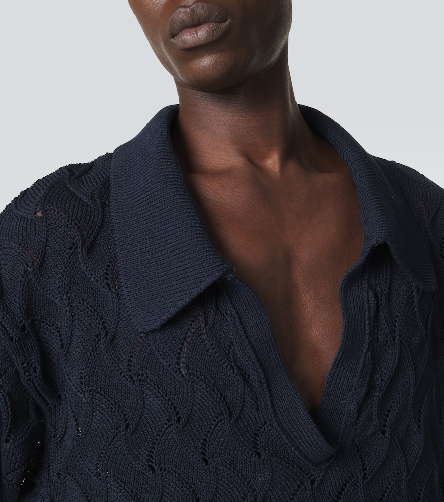  Dries Van Noten Dries Van Noten Polopullover Aus Baumwolle 