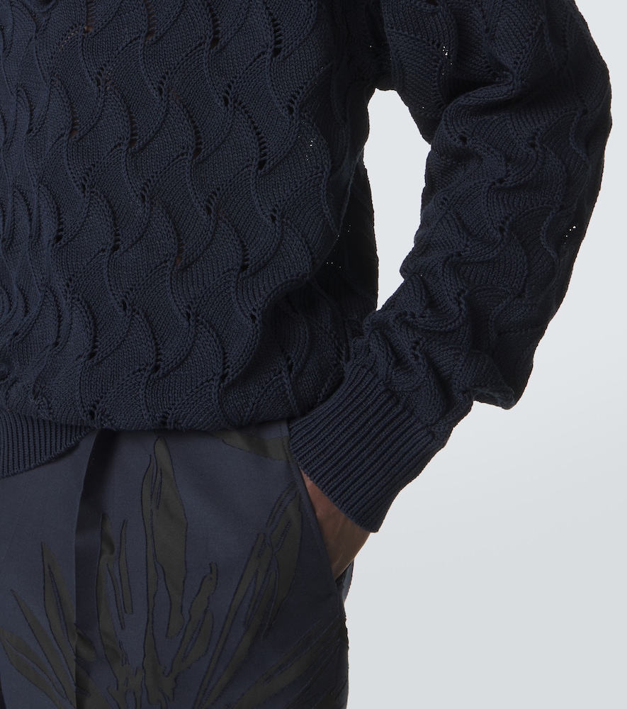  Dries Van Noten Dries Van Noten Polopullover Aus Baumwolle 