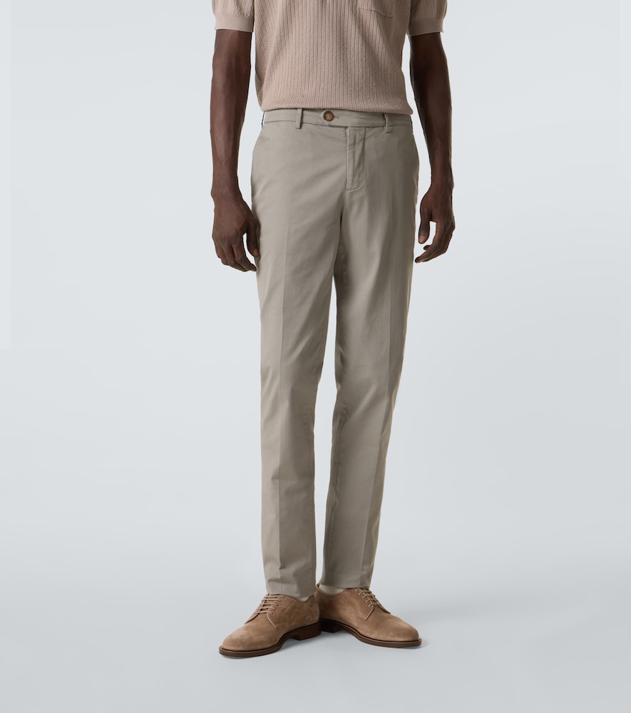  Brunello Cucinelli Brunello Cucinelli Cotton Slim Pants 