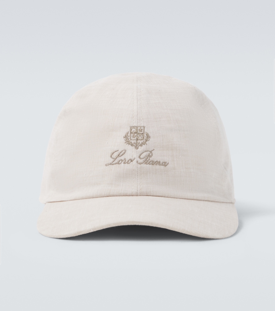 Loro Piana Loro Piana Logo linen baseball cap　ロロ ピアーナ ロゴ リネン ベースボール キャップ