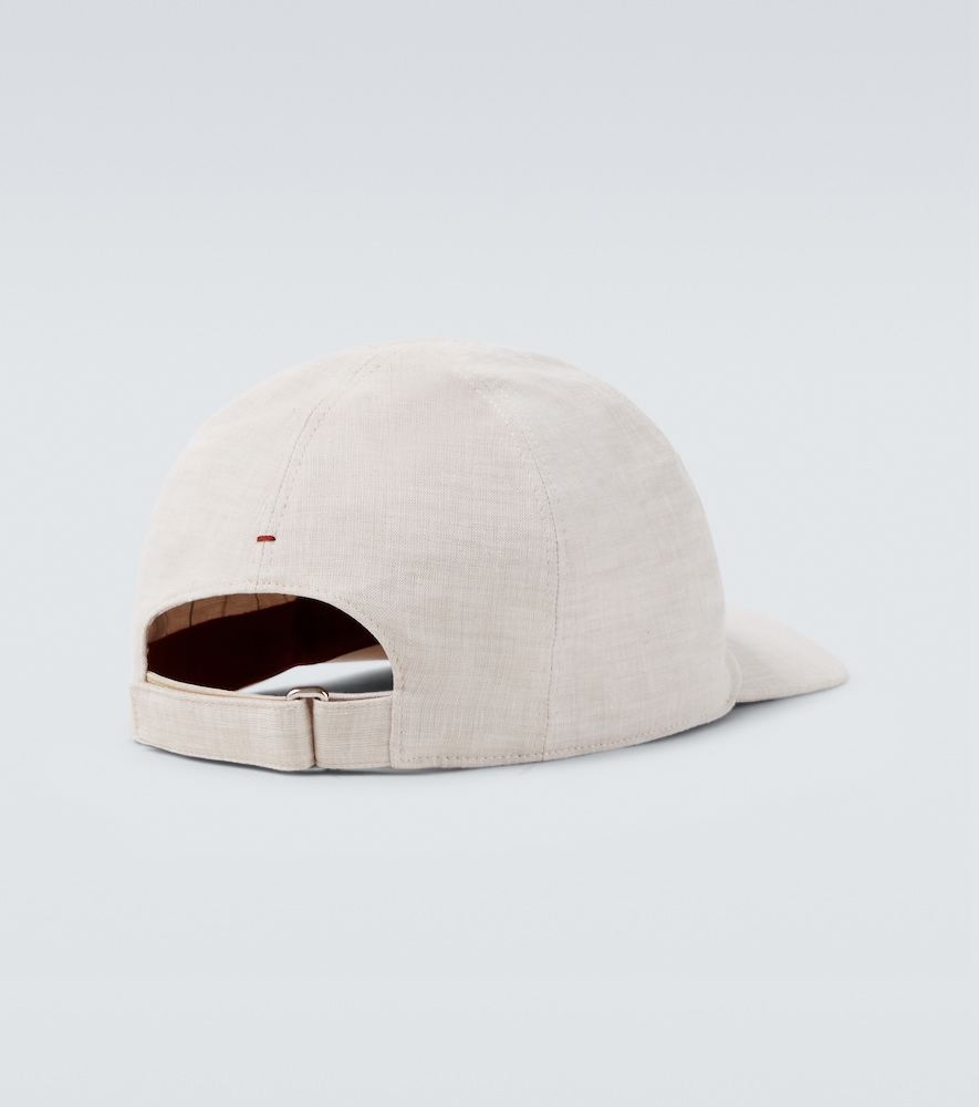  Loro Piana Loro Piana Baseballcap Aus Leinen 