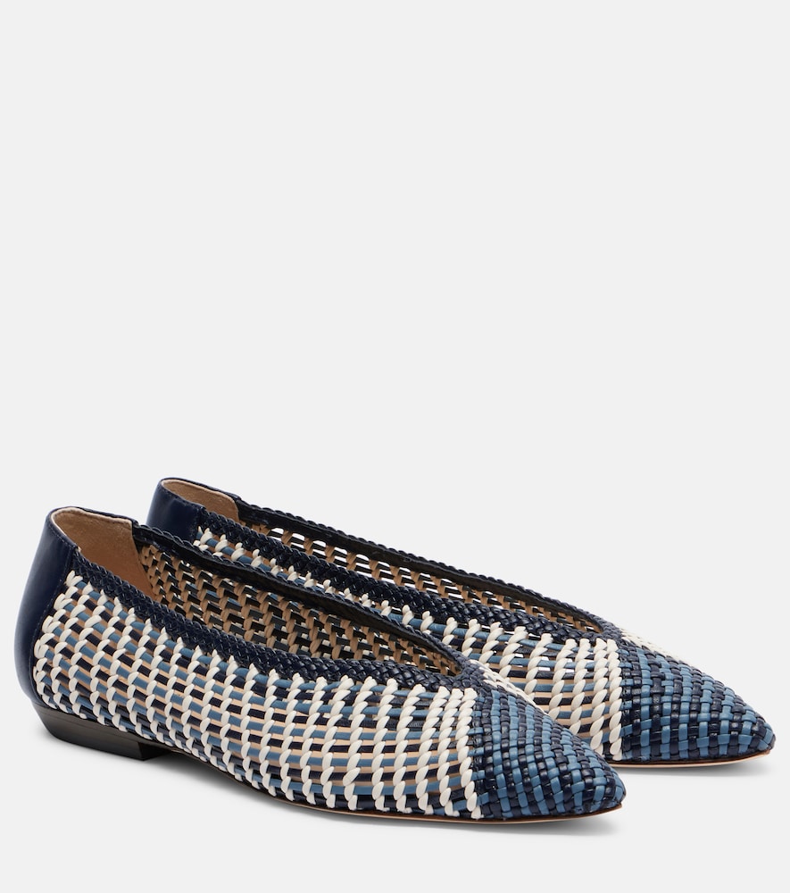 Veronica Beard Ballerine Bancroft in pelle