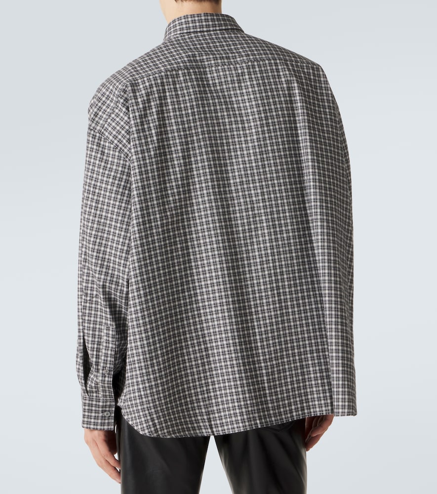  Acne Studios Acne Studios Hemd Aus Baumwollflanell 