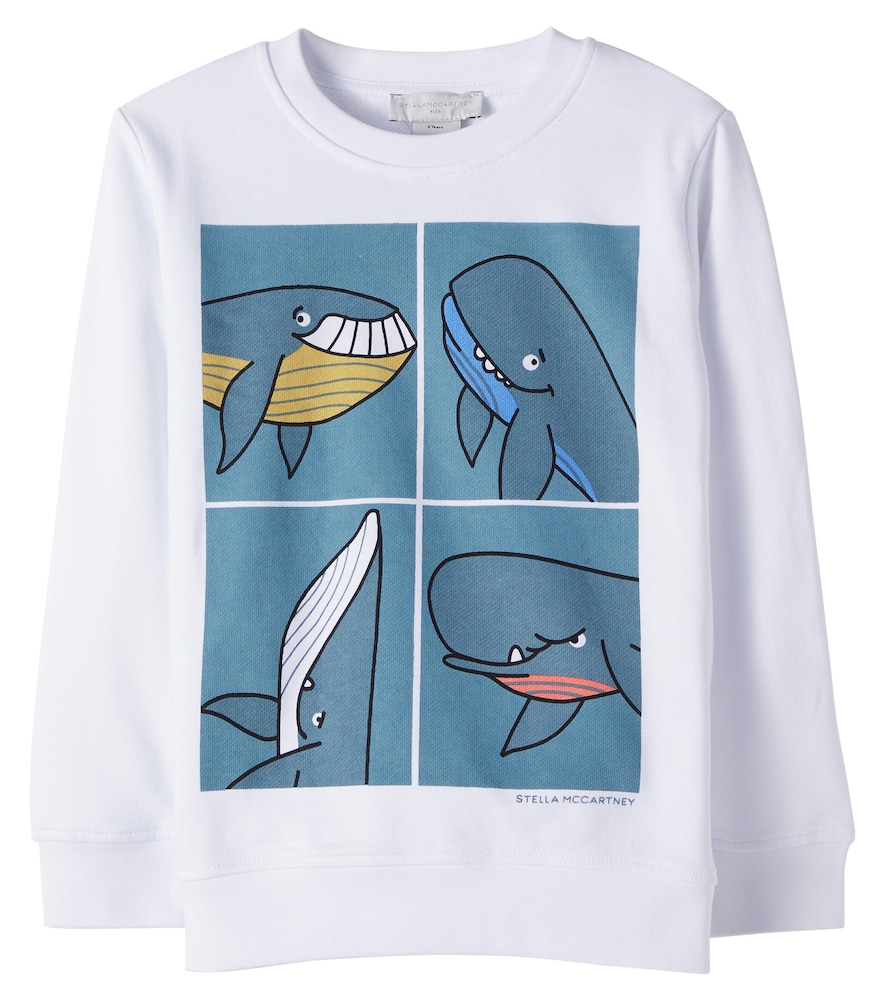 Stella McCartney Kids Printed cotton fleece sweatshirt　ステラ マッカートニー キッズ プリント コットン フリース スウェットシャツ Stella