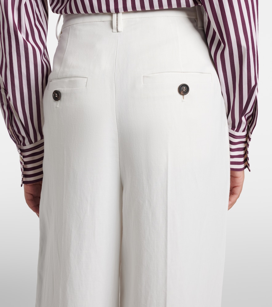  Brunello Cucinelli Brunello Cucinelli Weite High-rise-hose 
