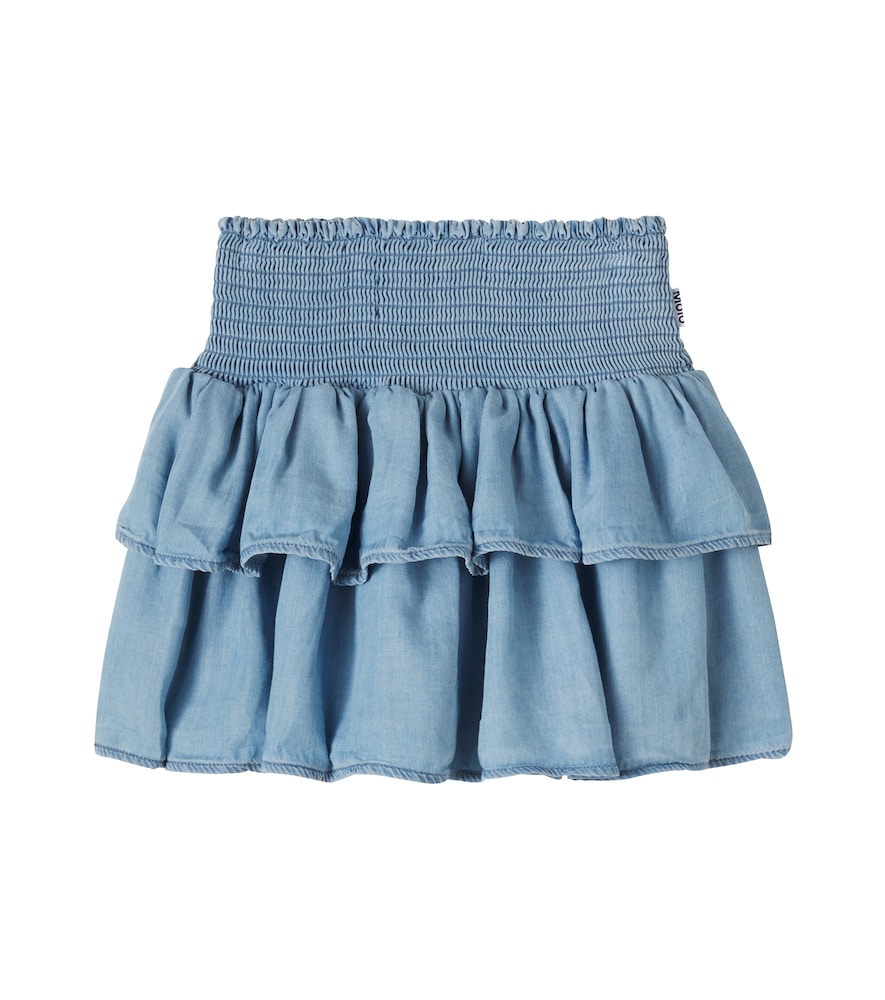 Molo Blue Bonita Shirred Skirt Y 16/17 - Mytheresa