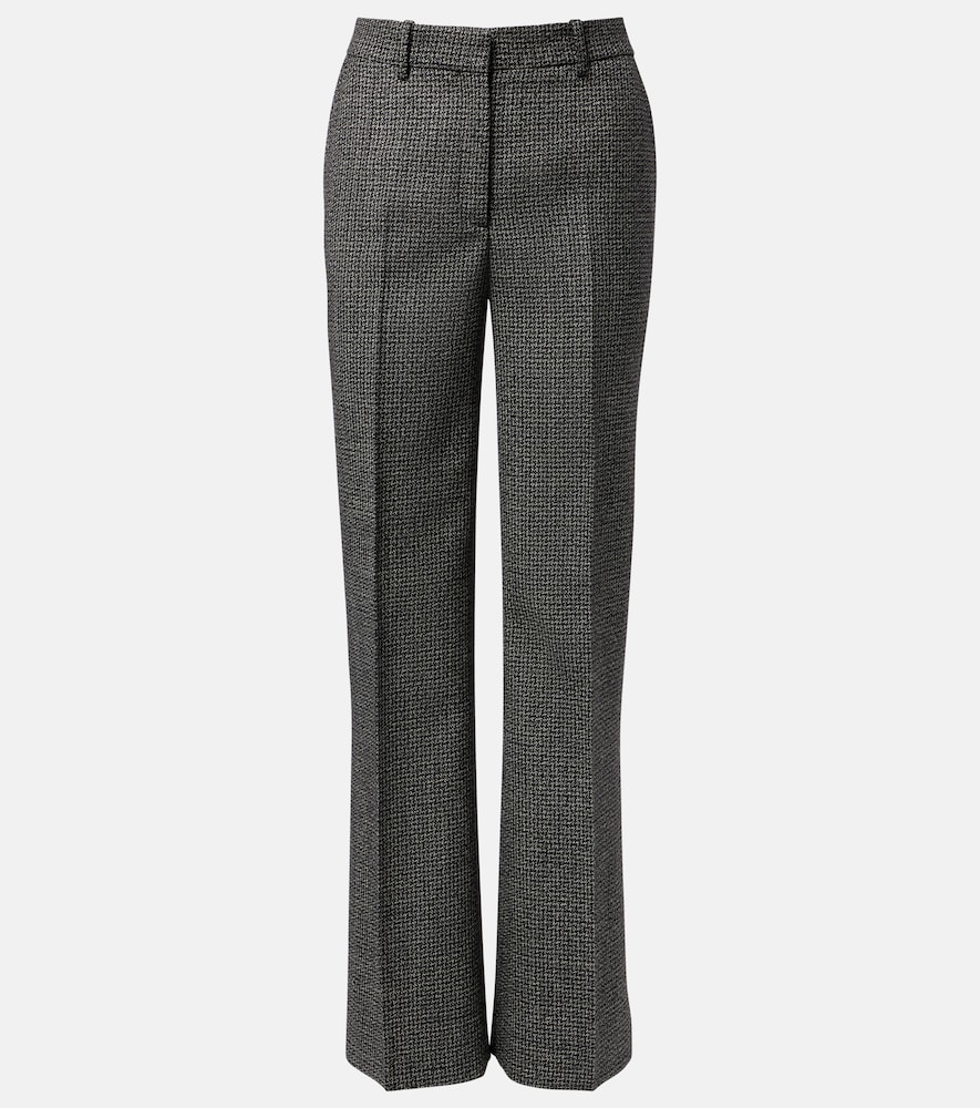 Acne Studios Pekko houndstooth wool wide-leg pants