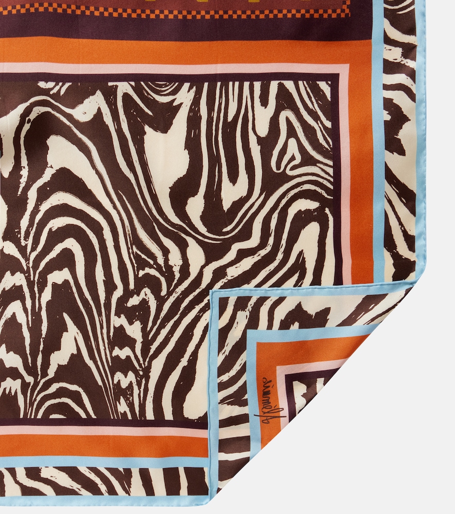 Alemais Alemais Wilson Printed Silk Twill Scarf 