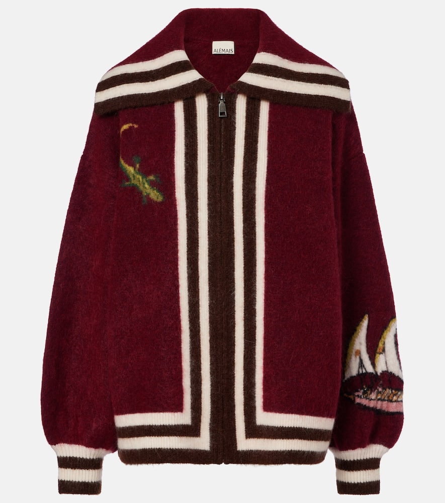 AlÃ©mais x Mokshini - Cardigan in misto lana e mohair