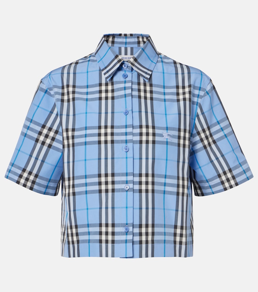 Burberry Check cotton poplin shirt