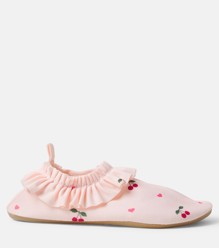  Konges Slojd Konges Slã¸jd Merle Printed Ruffled Water Shoes 