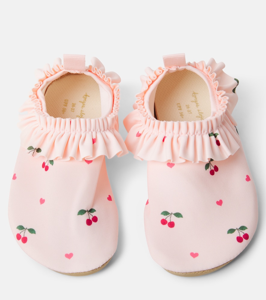  Konges Slojd Konges Slã¸jd Merle Printed Ruffled Water Shoes 