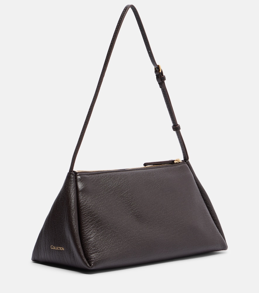  Calvin Klein Collection Calvin Klein Collection Aurelis Small Leather Shoulder Bag 