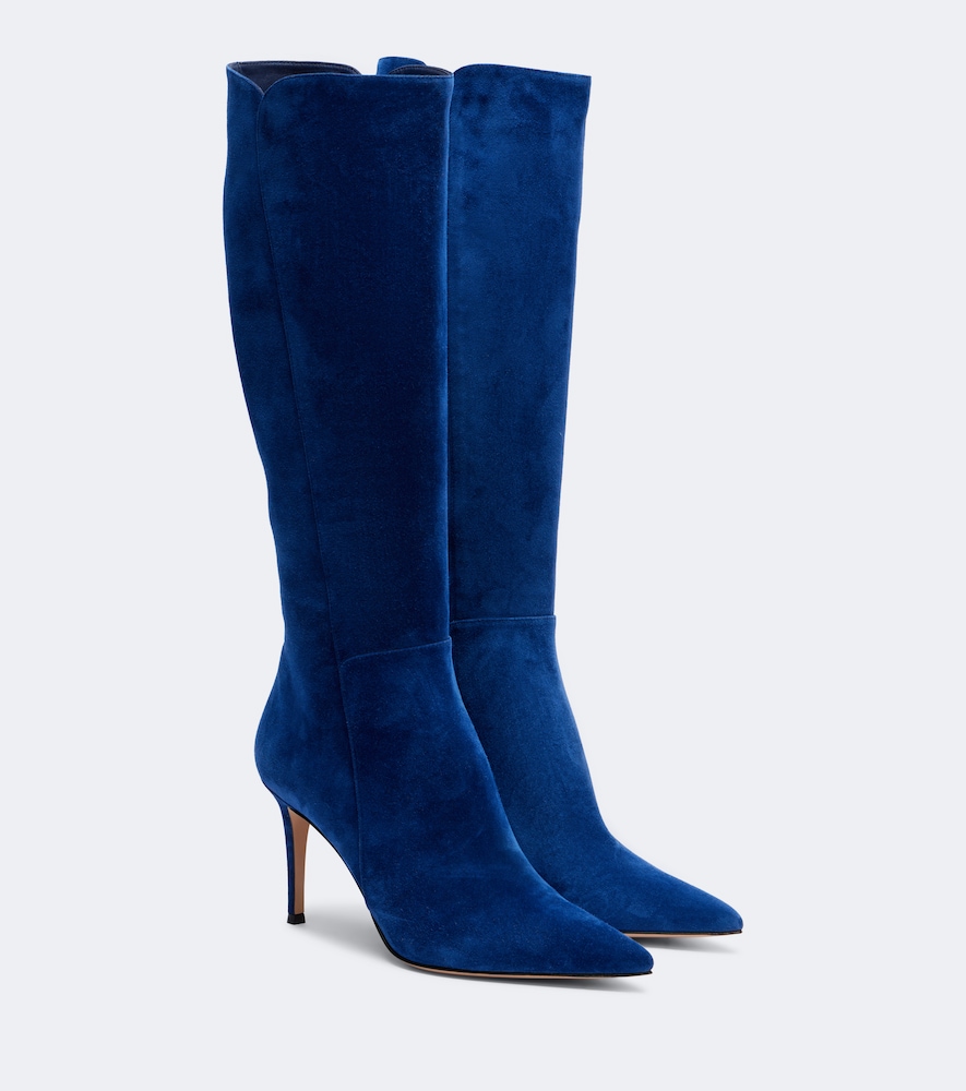 Stiefel aus Veloursleder