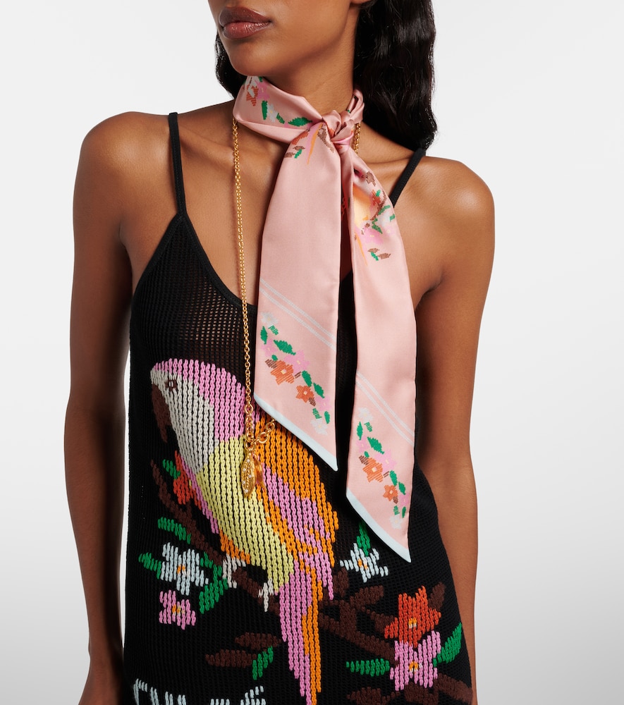 Chloé Printed silk scarf