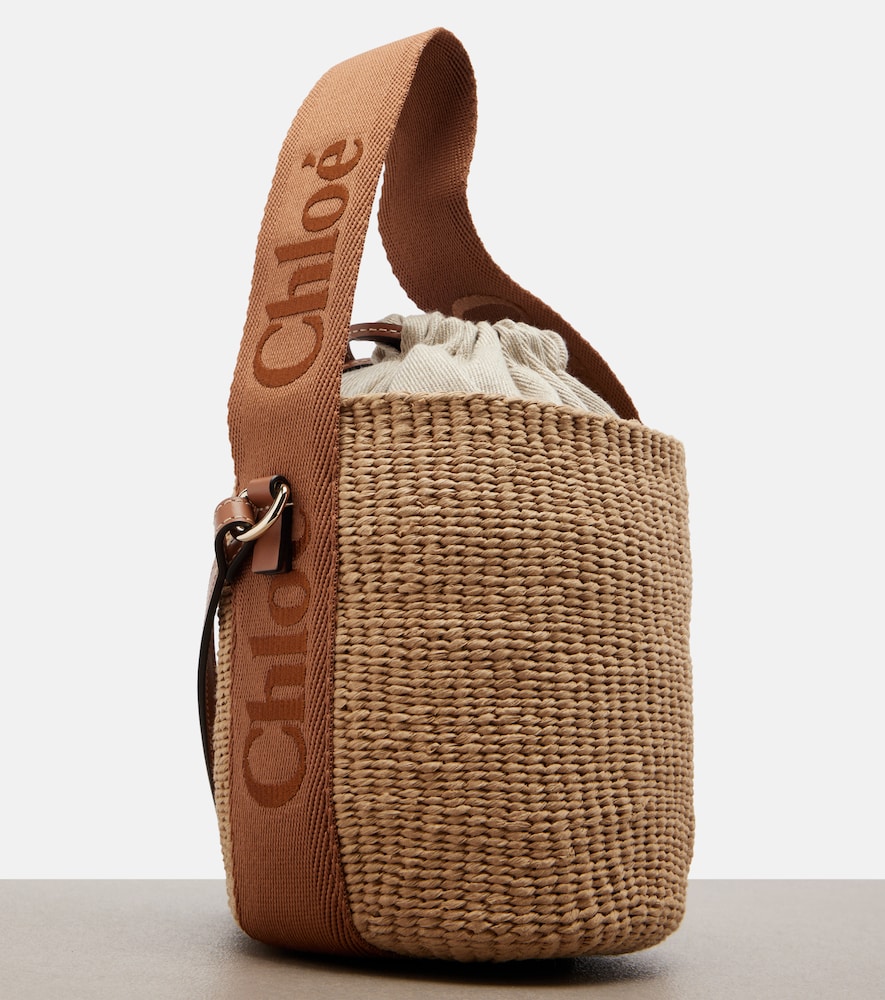  Chloe Chloe Woody Small Raffia Bucket Bag 