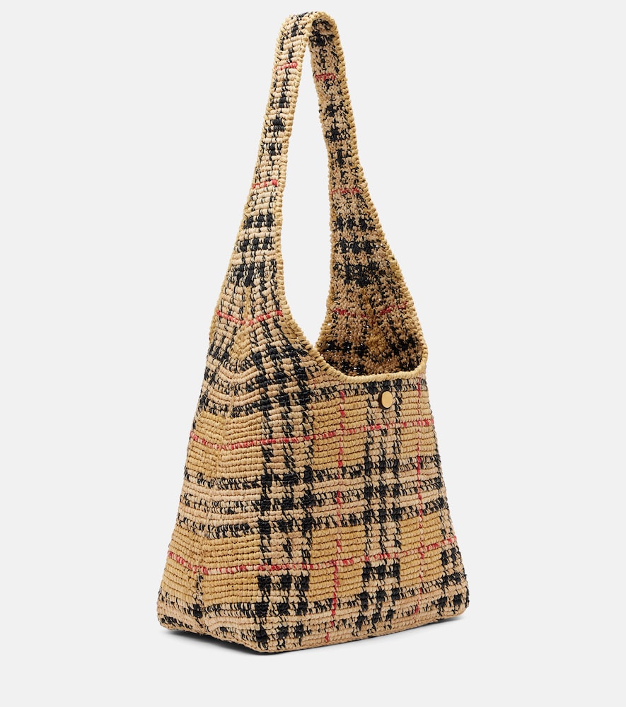  Burberry Burberry Tote Burberry Check Medium Aus Raffiabast 