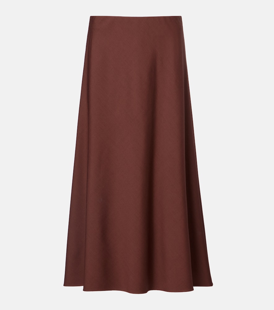 Wool-Blend Midi