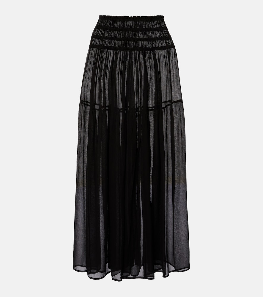 Gonna lunga Irresistible in chiffon di seta