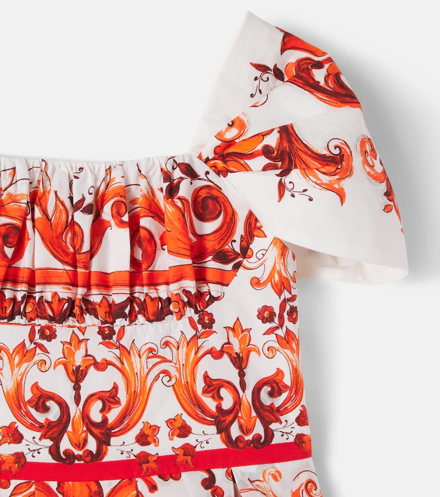  Dolce&gabbana Kids Dolce&gabbana Kids Kleid Aus Baumwolle 