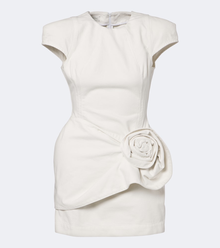 Verziertes Minikleid aus Denim