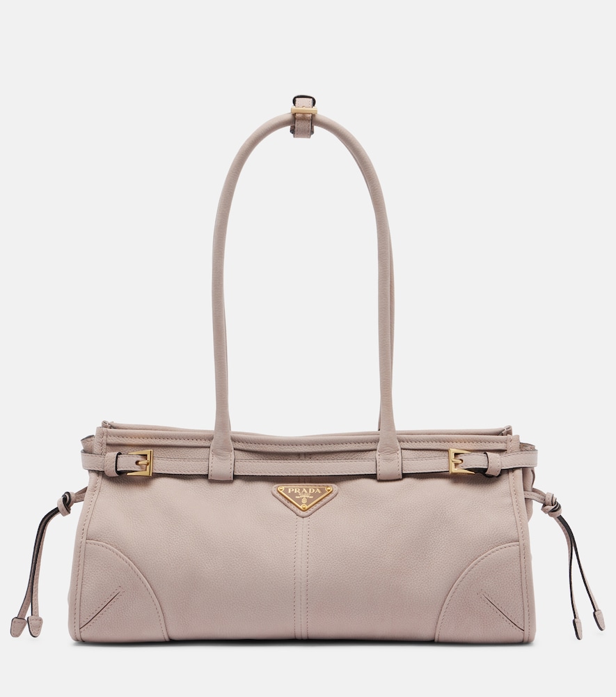 Prada Bonnie Medium leather top-handle bag - Women's Bags