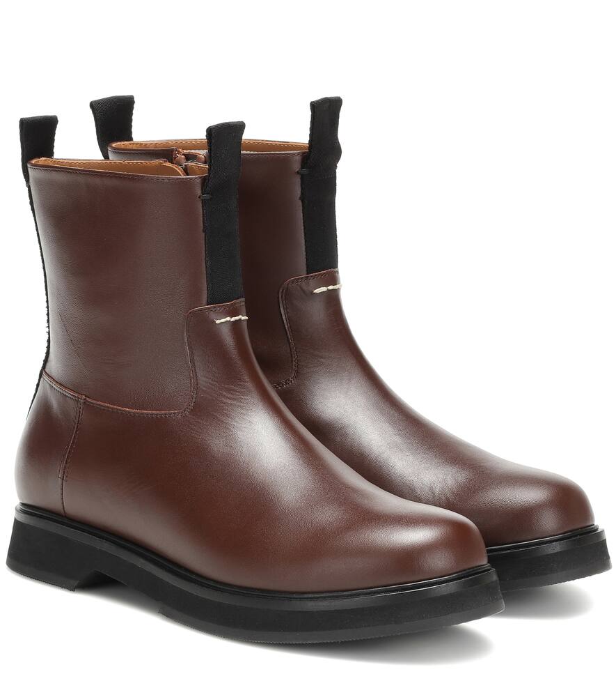 Click to view more detailed imagery on our partner's website Joseph Leather Ankle Boots In Brown