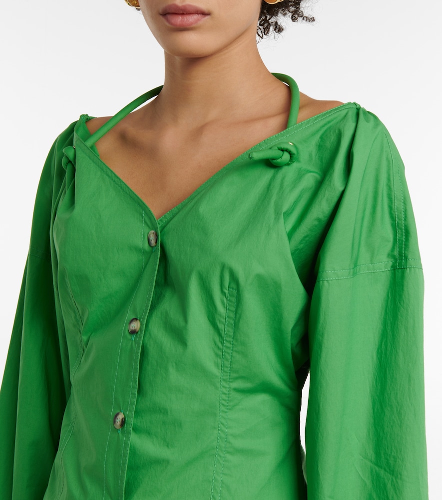  Nanushka Nanushka Bluse Tami Aus Baumwollpopeline 