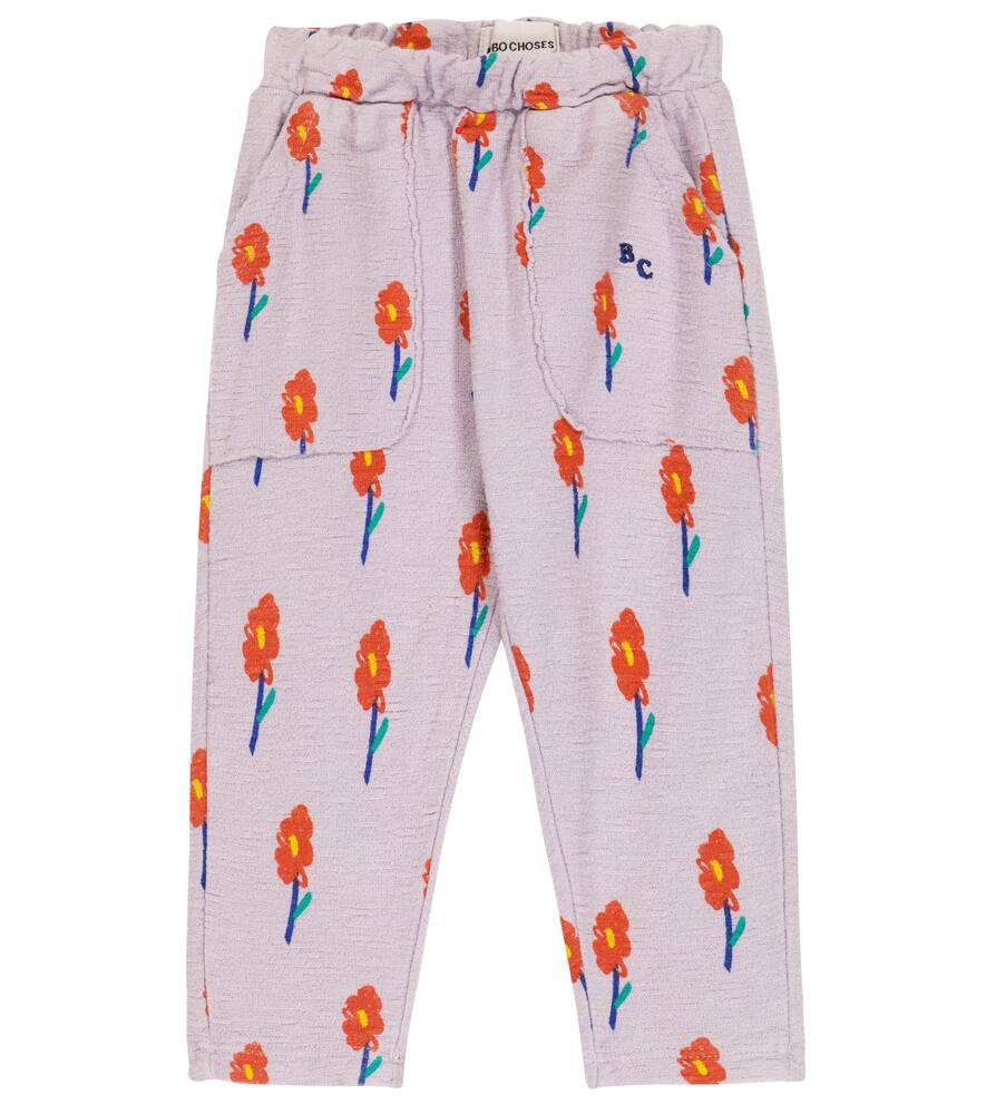 Bobo Choses Baby floral cotton sweatpants