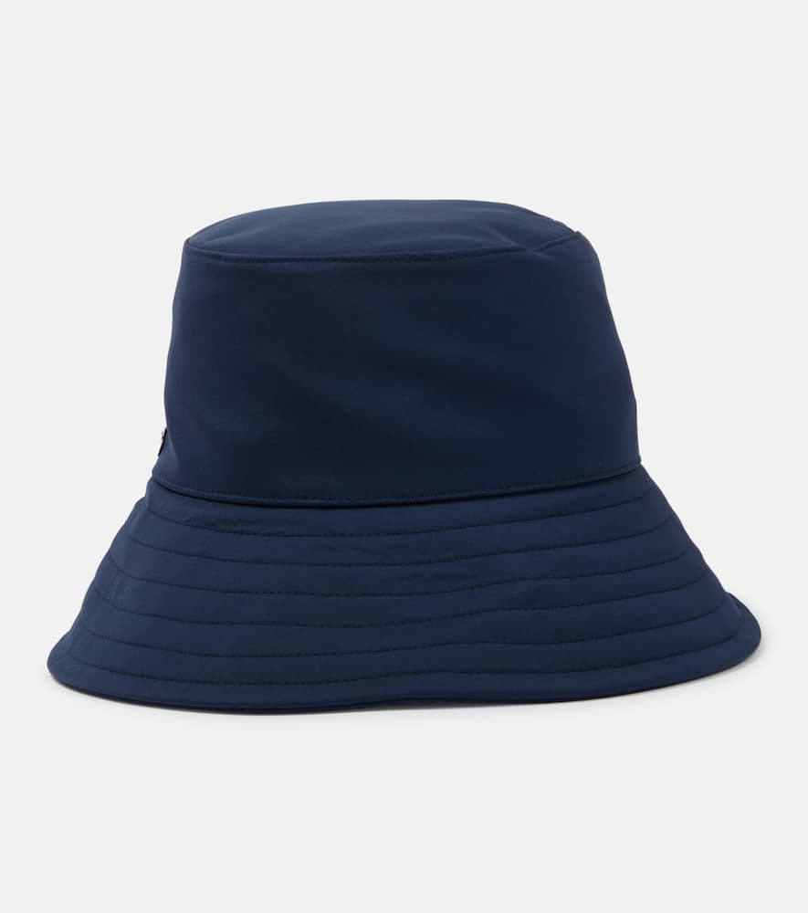 Loro Piana Zita Technical Bucket Hat In Dark Sea