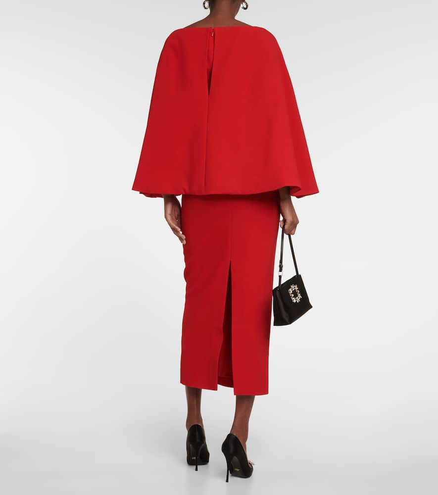EMILIA WICKSTEAD NIESHA CRÊPE MIDI DRESS