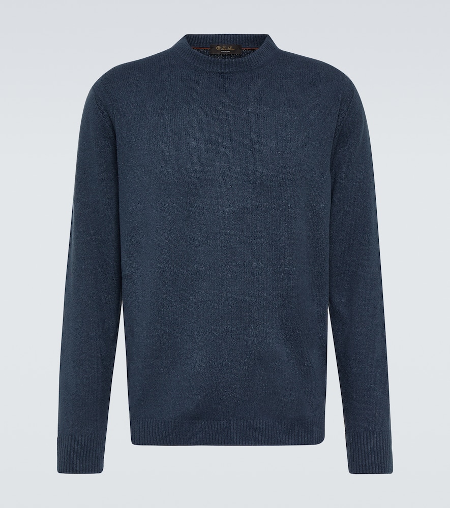 Loro Piana Pullover Aus Seide In Blau